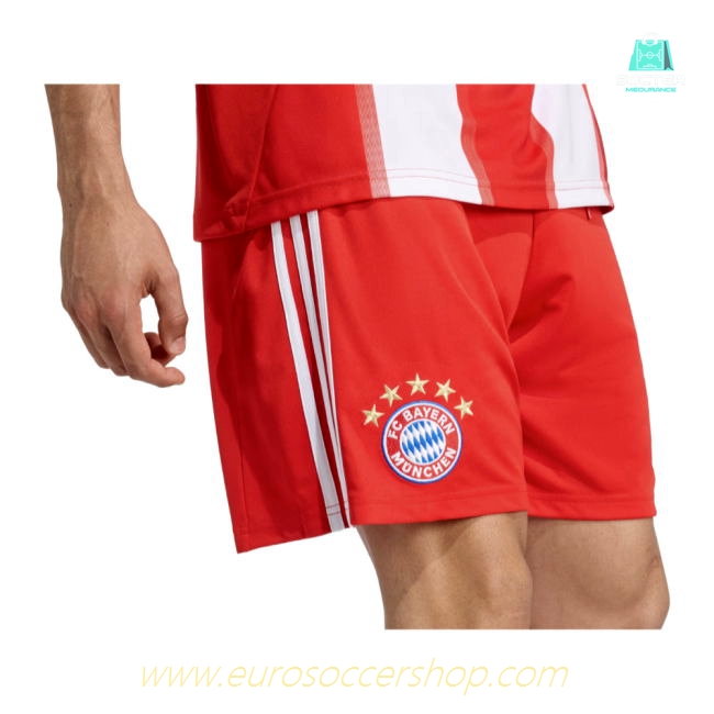 2025-2026 Bayern Munich Home Shorts (Red)