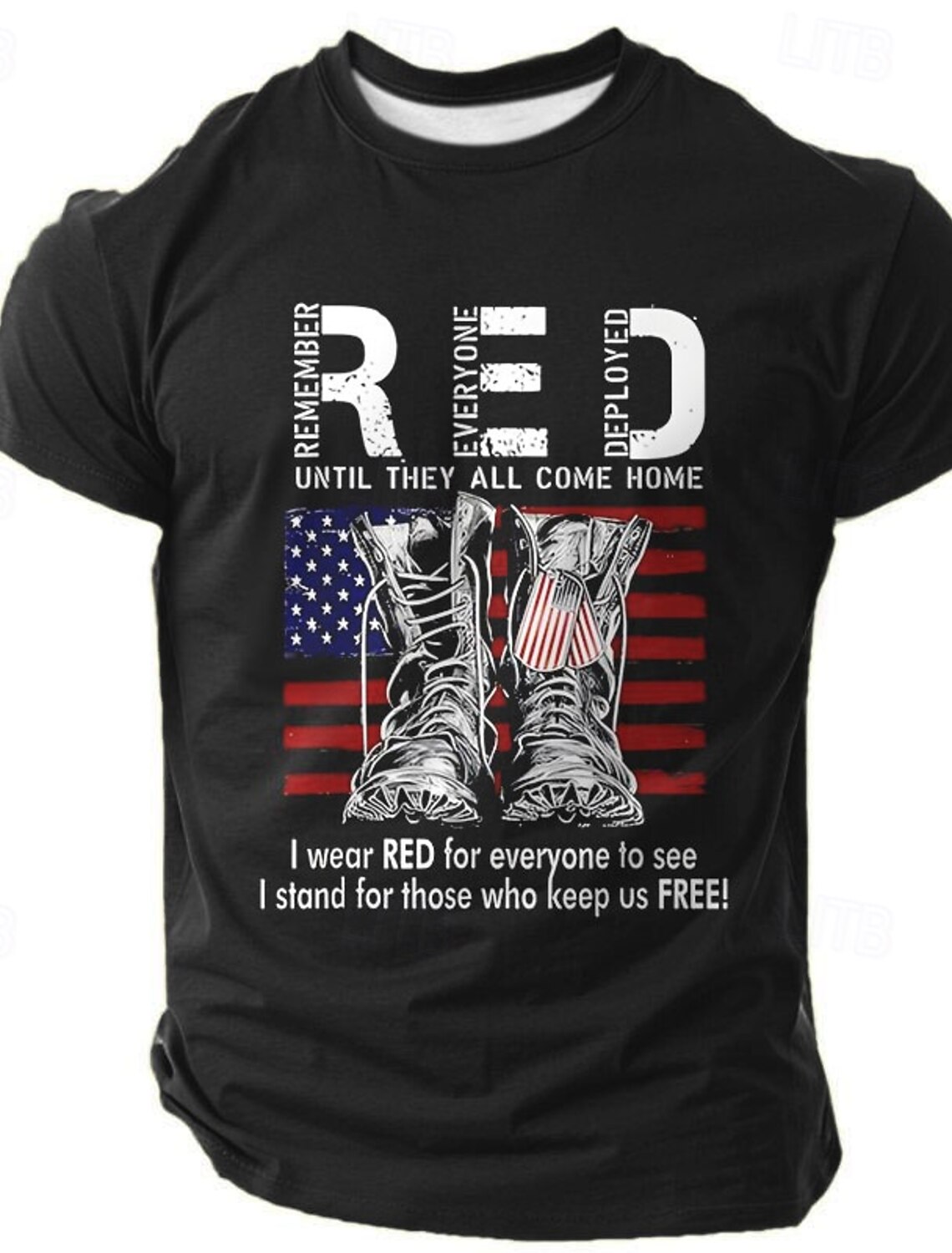 4th of July 2026 250th Memorial Day Men's Patriotic Patriot 3D Print Veteran Crew Neck Short Sleeve T-Shirt Outdoor Sports Street