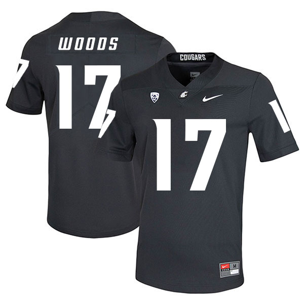 Men's None Black 2024 official licensed Kassidy Woods #17 authentic