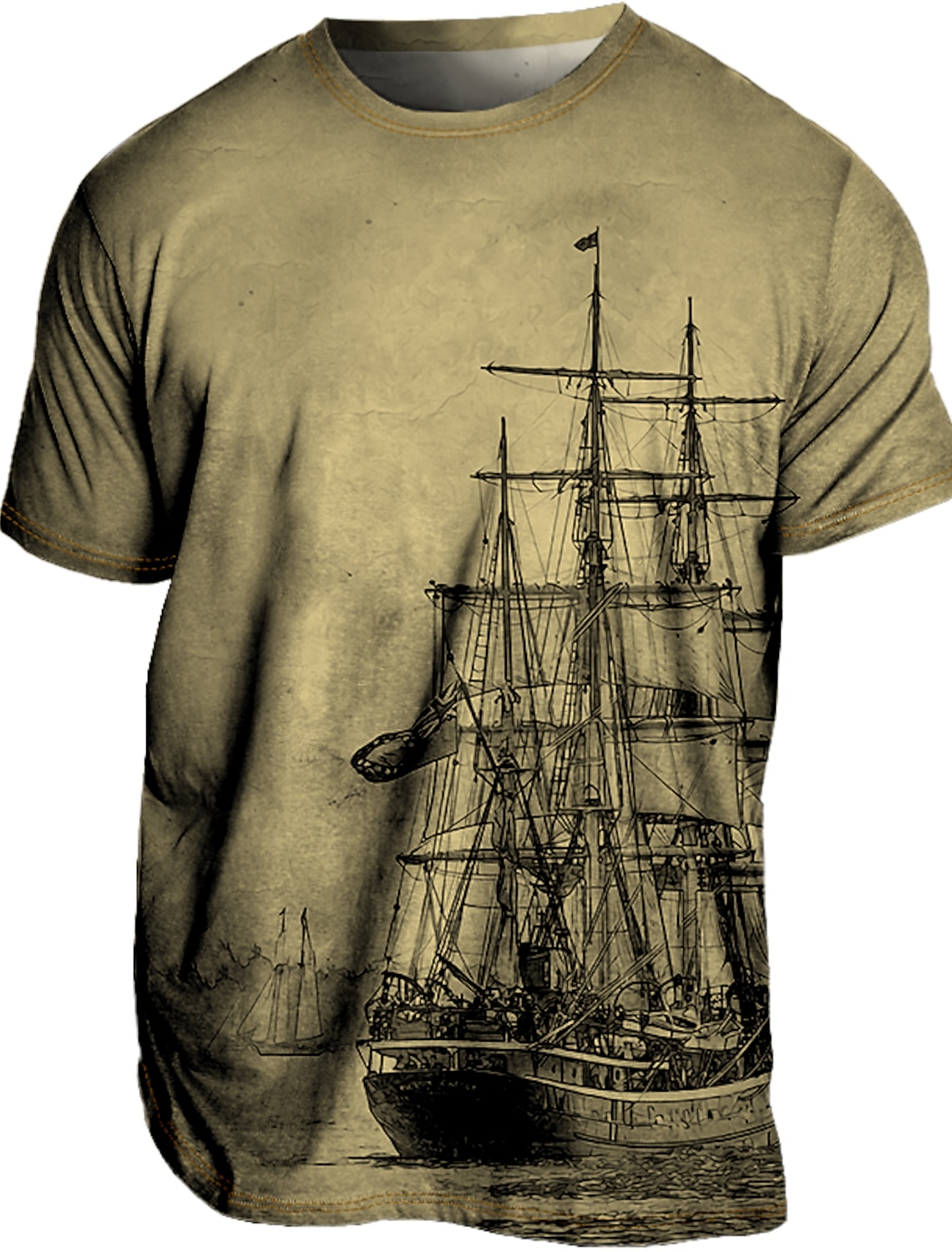 Men's Plus Size T shirt Tee Big and Tall Graphic Crew Neck Print Short