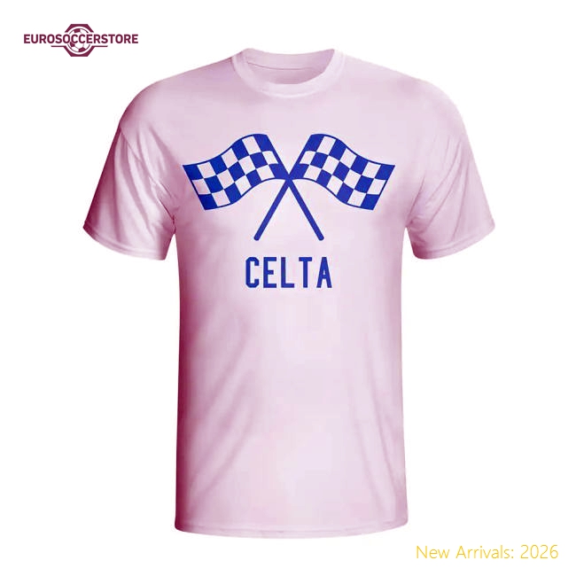 Celta Vigo Waving Flags T-shirt (white) - Kids