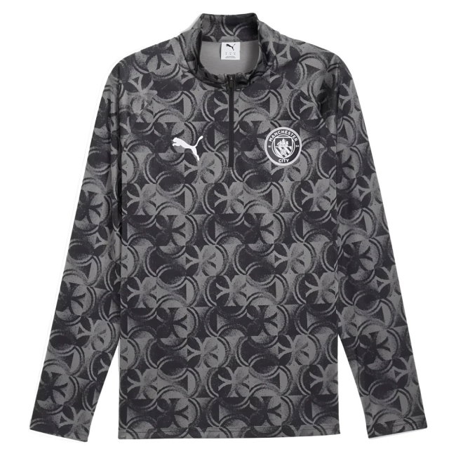 Man City Warm Up 1/4 Zip Top Shirt 2025-2026 edition (Adult