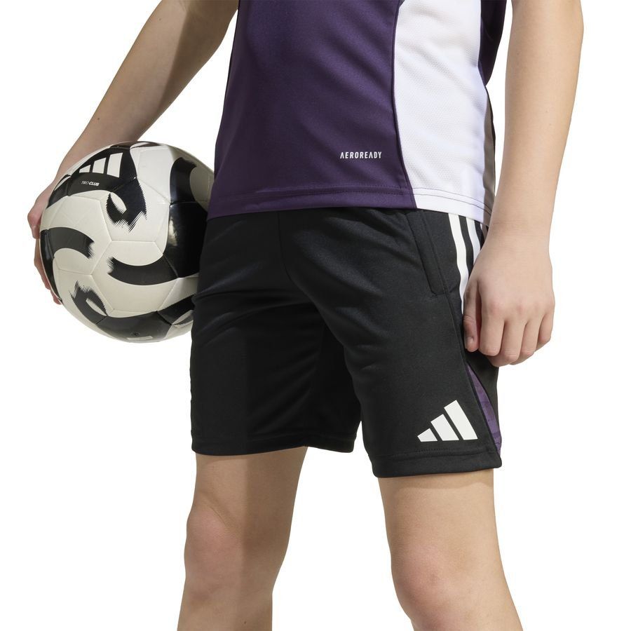 Manchester United Training Shorts Tiro 25 Jet Black/aurora Plum Kids