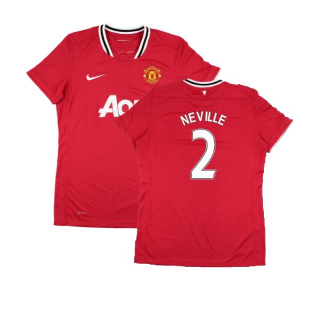 Manchester United 2011-12 Home Top (Women\'s) ((Very Good) M) (NEVI...