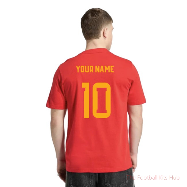 [JED] 2026/27 Spain DNA Graphic Tee (Red) (Your Name)
