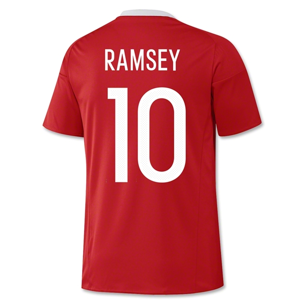 Performance Driven Wales Home 2016 RAMSEY 10 Soccer Jersey Shirt