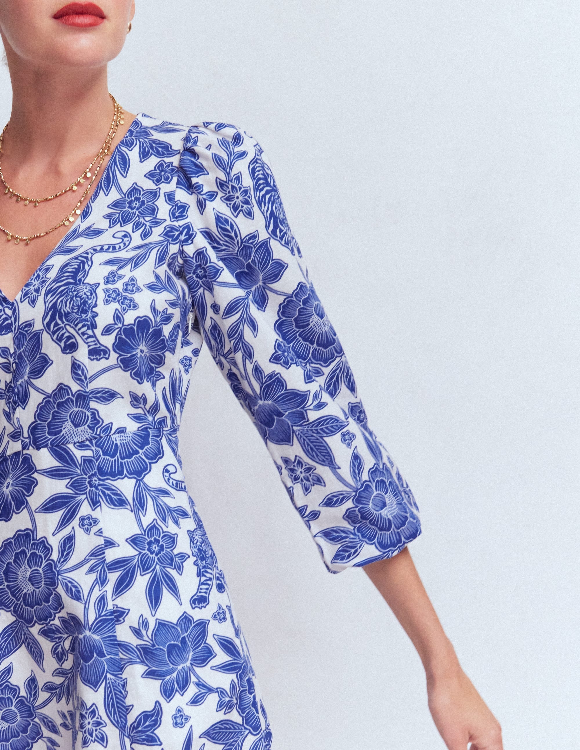Marla Linen Blend Short Dress