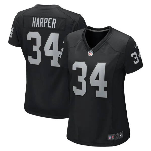 None Thomas Harper Game Jersey - Black | NFL Player Jersey | NFL Footb