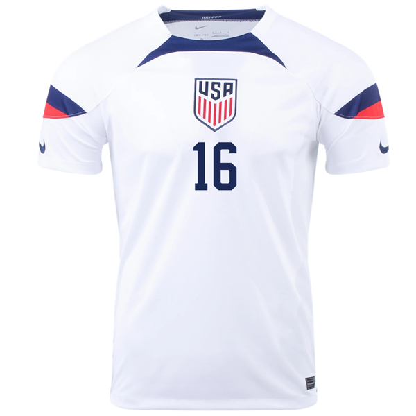 USA 2022-2023 Home Soccer Jersey –  Edition S