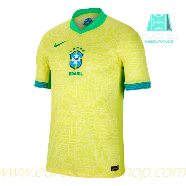 Official 2024-2025 Season Brazil Home Football Shirt