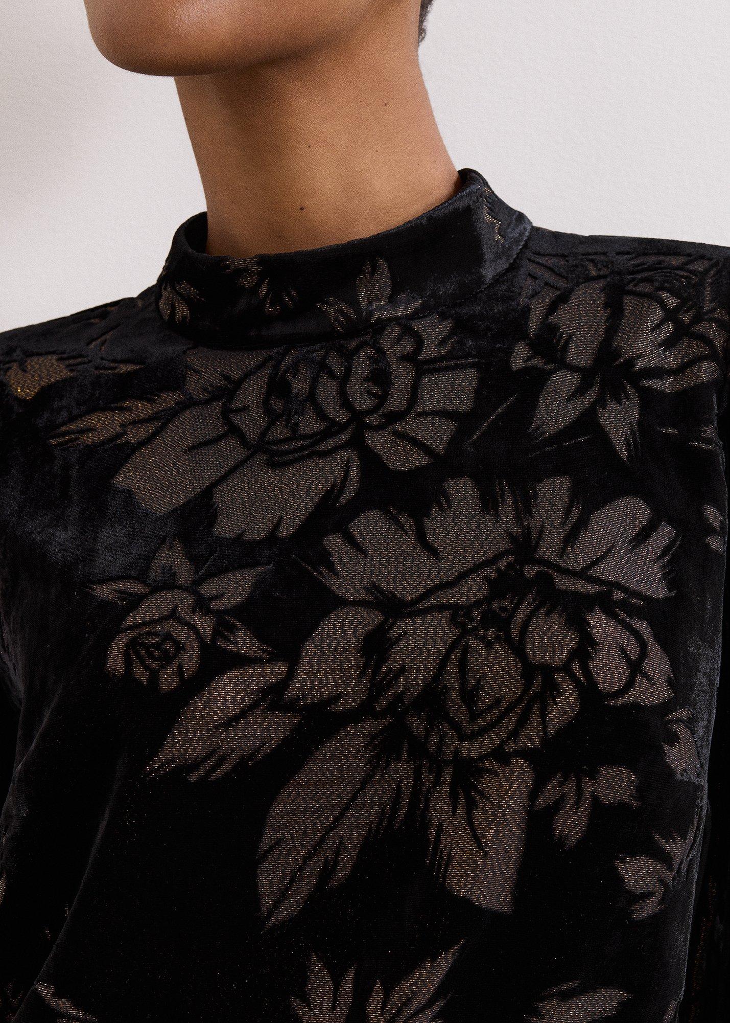 Petite Reanna Foil Shift Dress