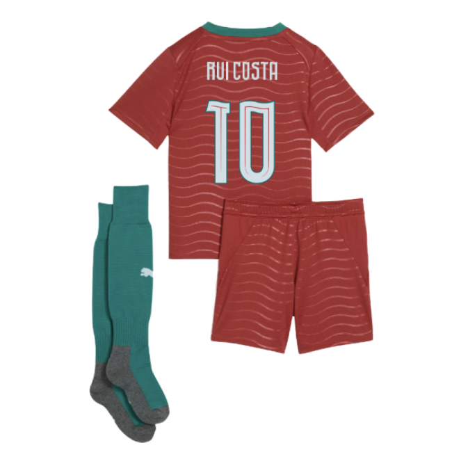2026-2027 Portugal Home Mini Kit (Rui Costa 10) Euro Netherlands