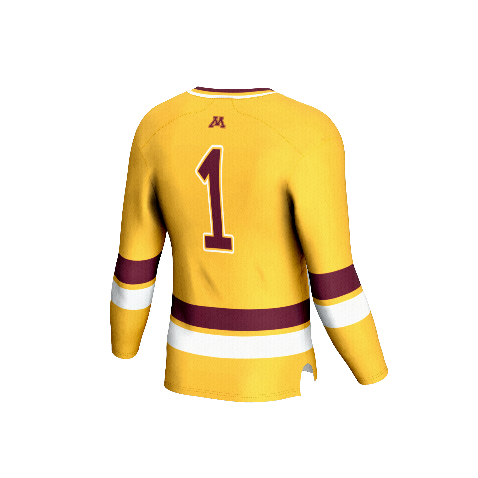 [NJP] Minnesota Golden Gophers GameDay Greats Unisex Lightweight Women's Hockey Jersey - Gold