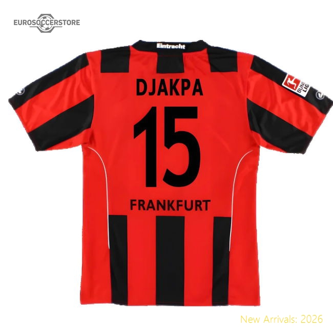Top-Quality Eintracht Frankfurt 2010-12 Home Shirt ((Very Good) S) (Djakpa