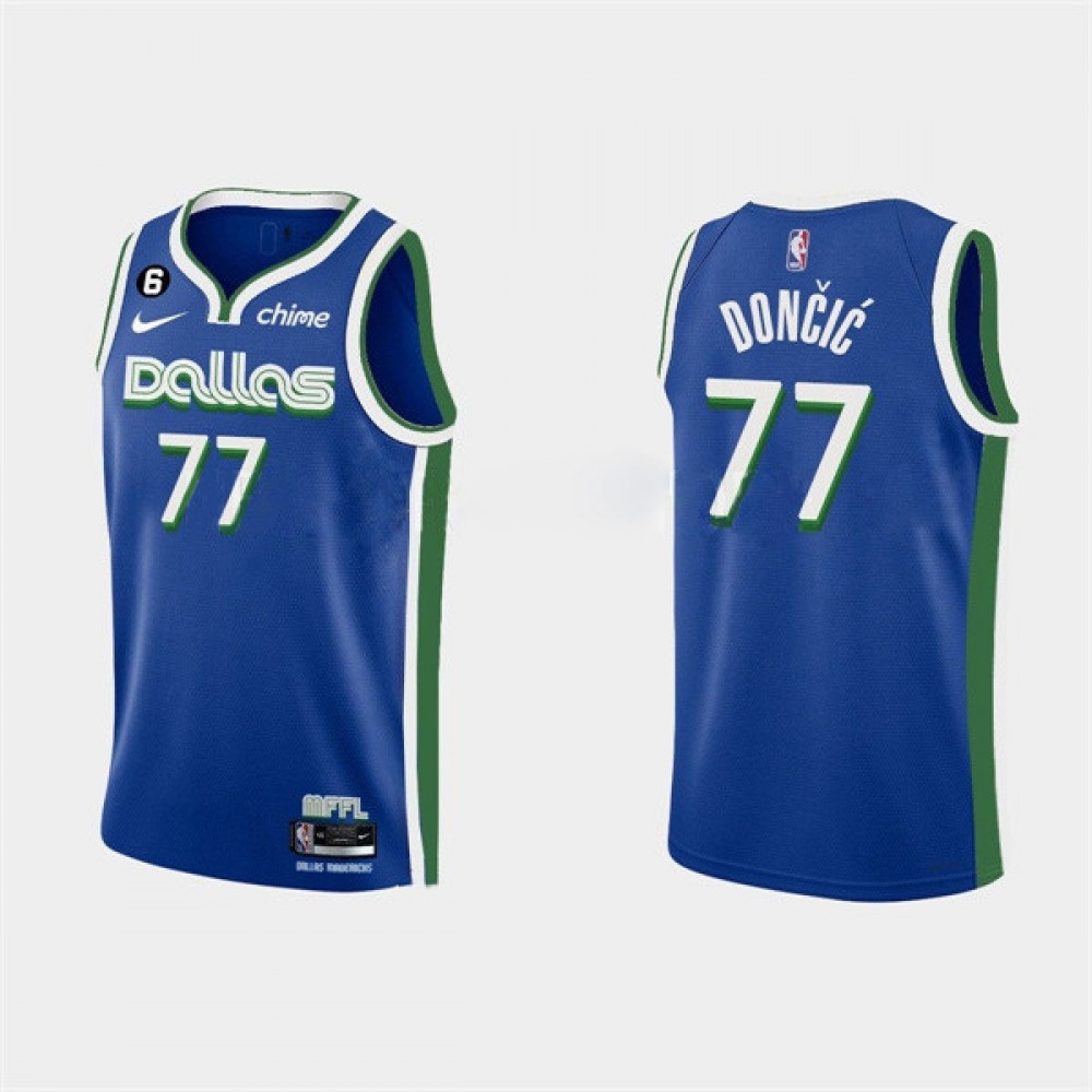 High-Quality Dallas Mavericks 77 Blue Jersey - - Game Day Essential