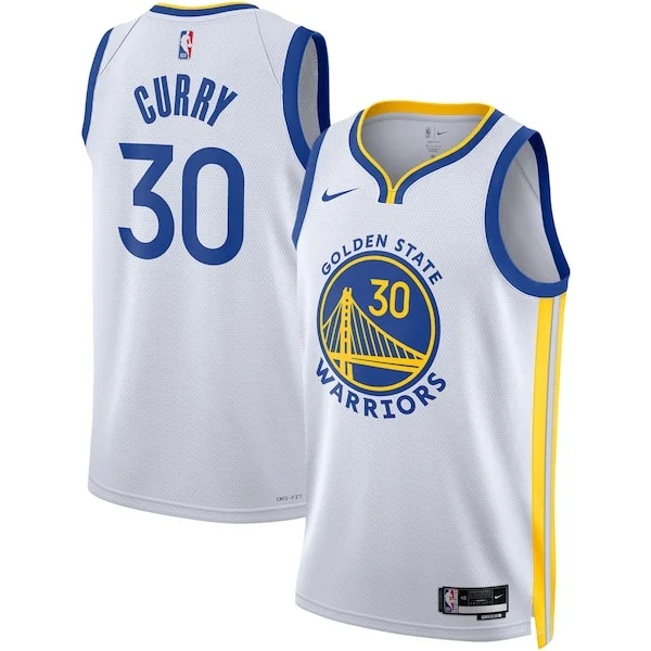 Stephen Curry GSW Swingman Jersey - high-quality vintage - White