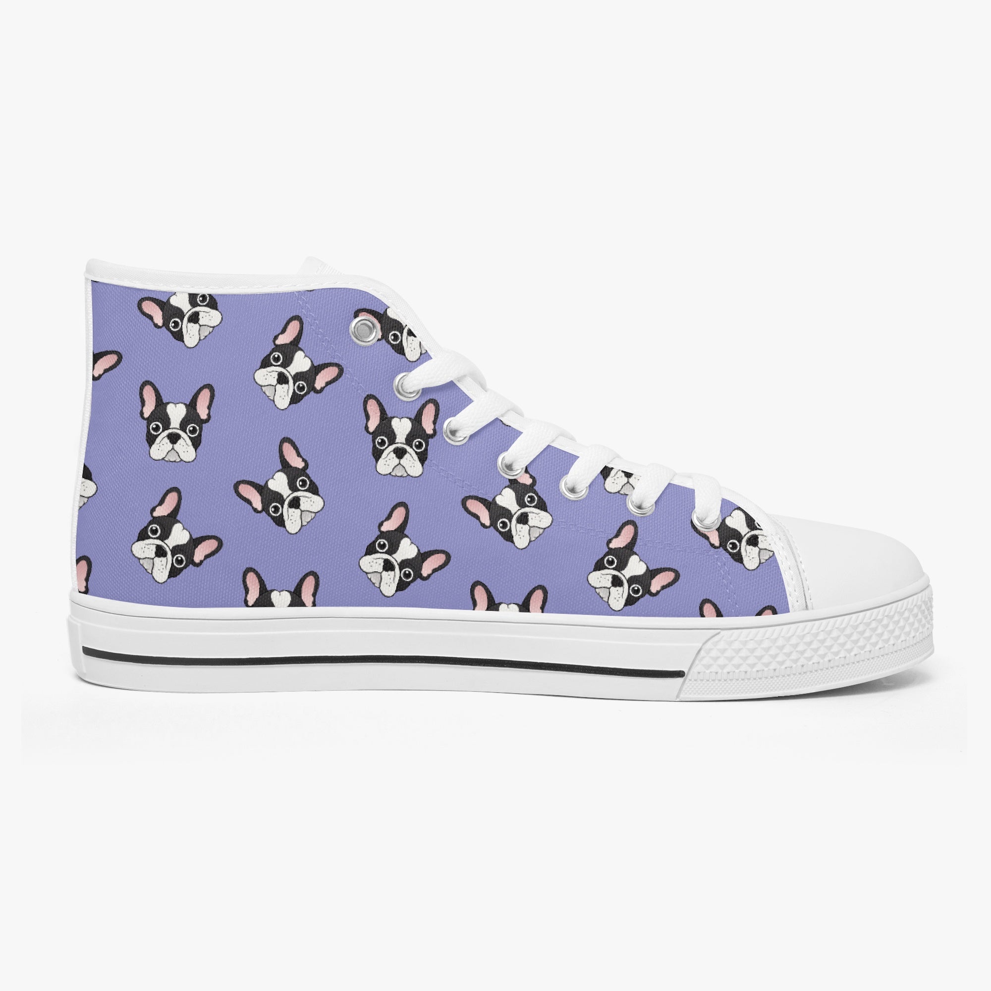 Street-Ready Dolce - Classic High-top Canvas Shoes for French