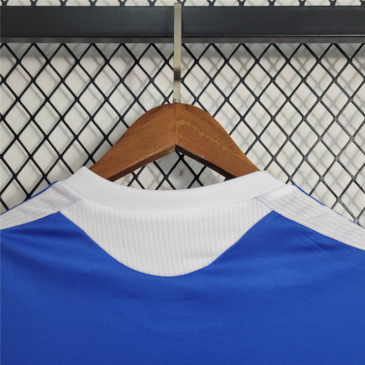 Quick Dry Chelsea 1112 Home Retro Football Shirt - Long Sleeve