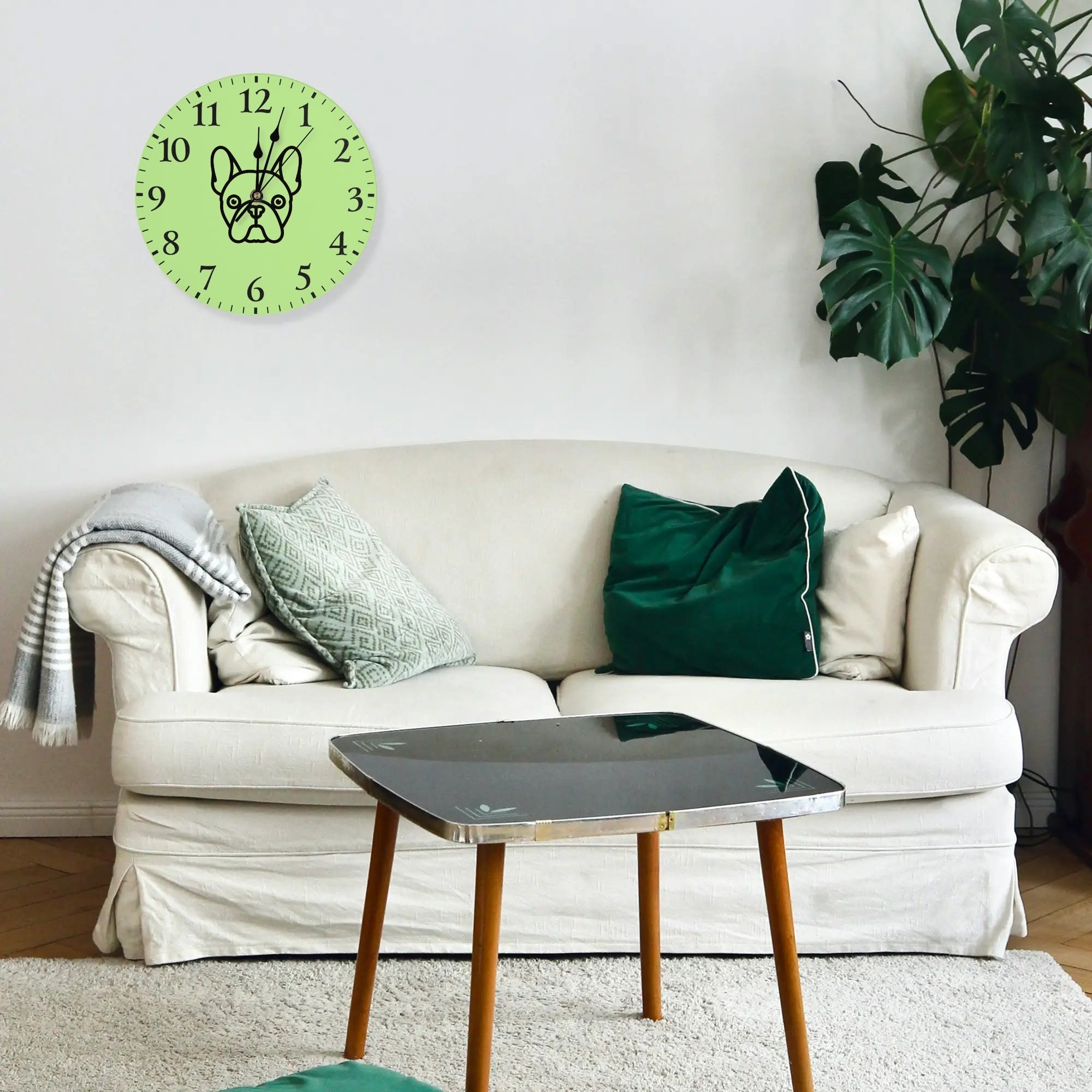 Cozy Stylish Durable Nova - Frameless Wall Clock as a Gift Durable