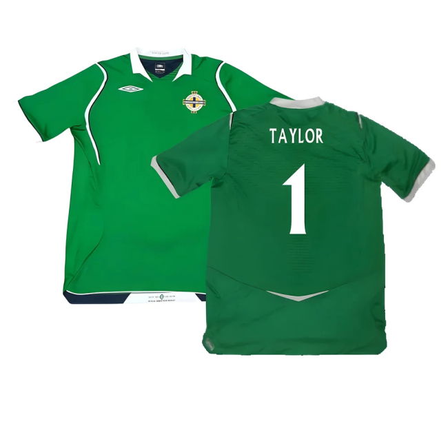 Northern Ireland 2008-09 Home Shirt ((Excellent) M) (Taylor 1)