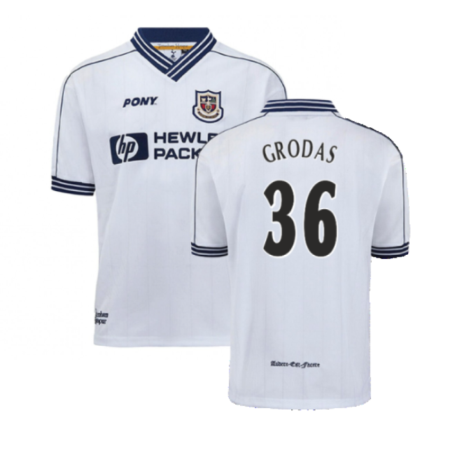 Authentic 1997-1999 Tottenham Home Pony Retro Shirt (grodas 36)