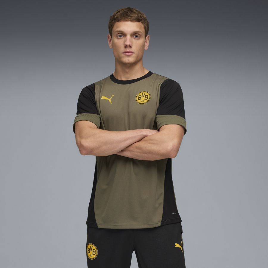 Dortmund Training T-Shirt - Loden Green/PUMA Black