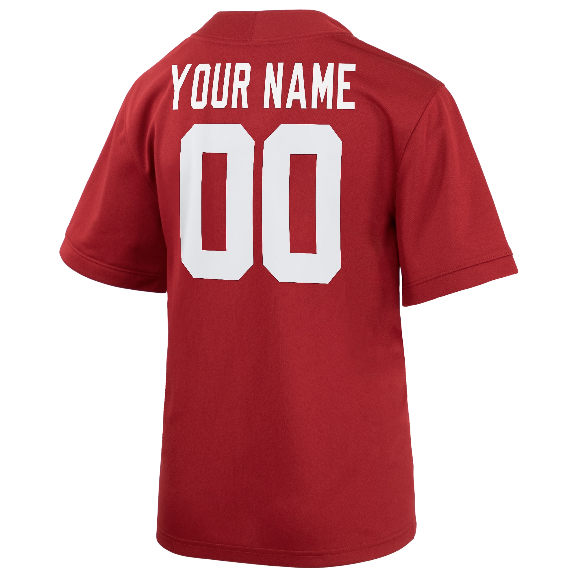[NJP] Alabama Crimson Tide Youth Custom Football Game Jersey - Crimson