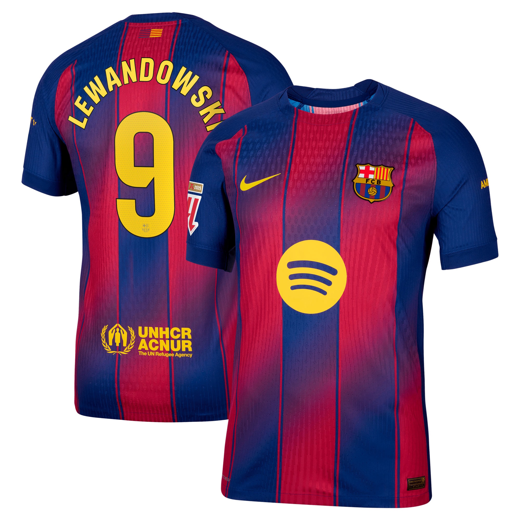 Barca Men's 2025 Excellent Authentic Jersey - Official Jersey