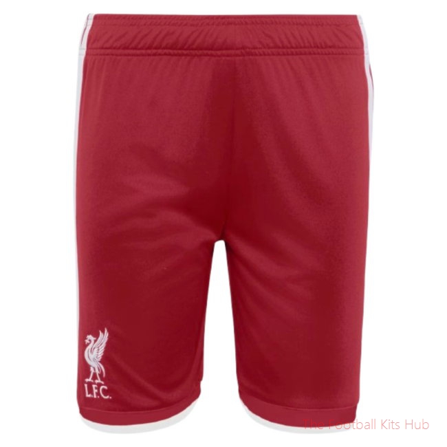 [EFKS] 2026-2027 Liverpool Home Shorts Active Maroon - Kids