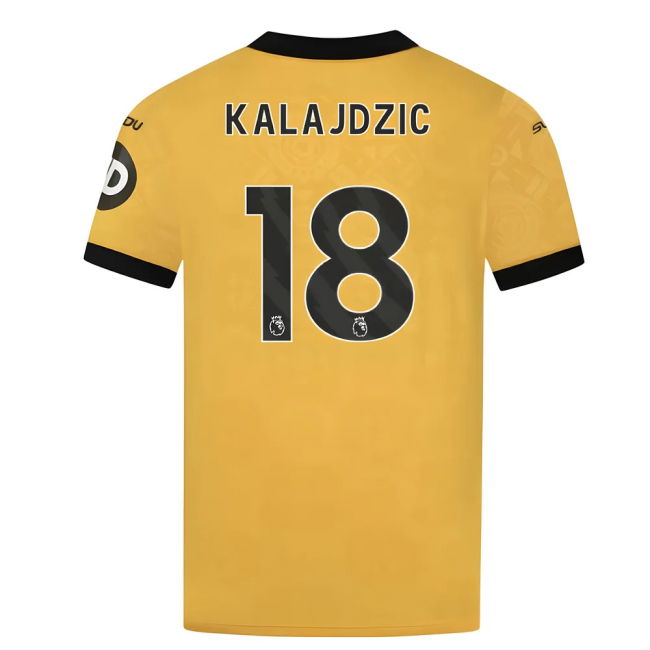 Classic 2025-2026 Wolves Home Classic Kit (Kalajdzic 18)