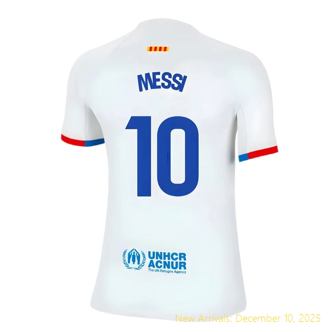 2023-2024 Barca Shirt - Away Edition - Authentic (Messi 10) - Kids...