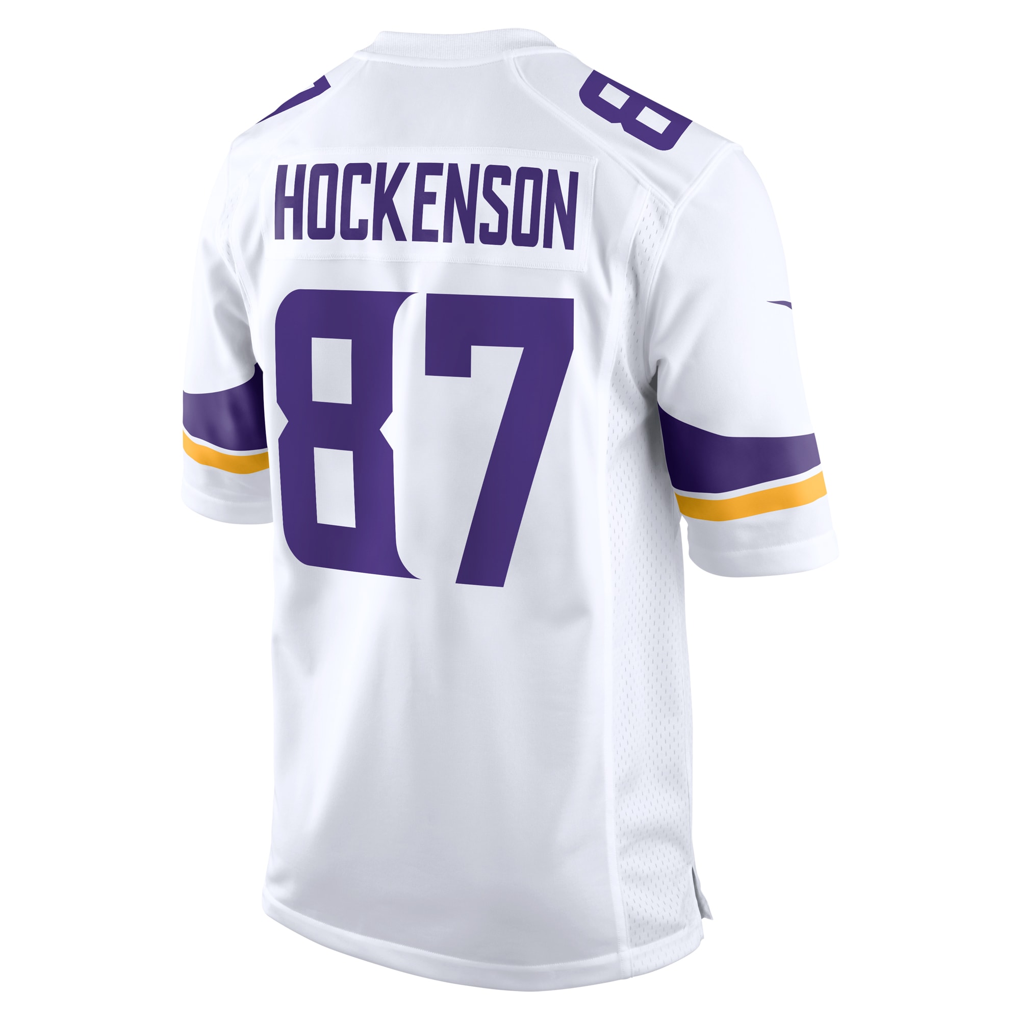 [LK] T.J. Hockenson Minnesota Vikings Game Player Jersey - White