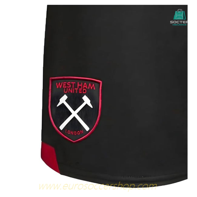 2024-2025 West Ham Away Shorts (Black) - Kids