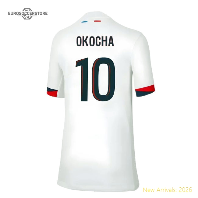 Psg Premium Okocha Away Jersey Flexible Smooth Comfortable