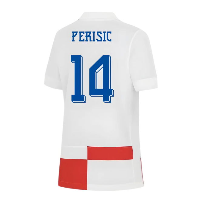 Authentic 2024-2025 Croatia Home Soccer Quality Cup Euro Jersey