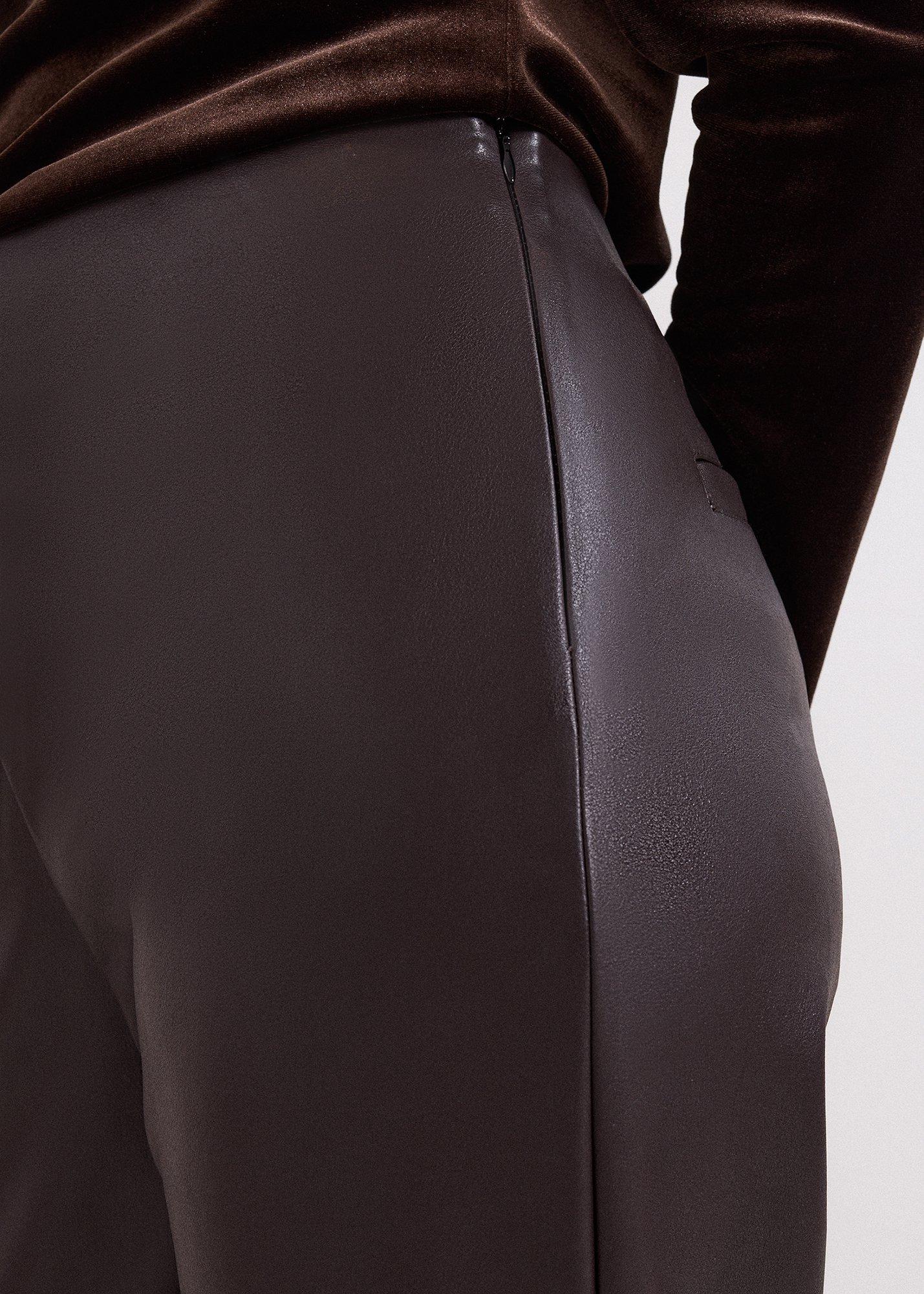 Mya PU Crop Trouser