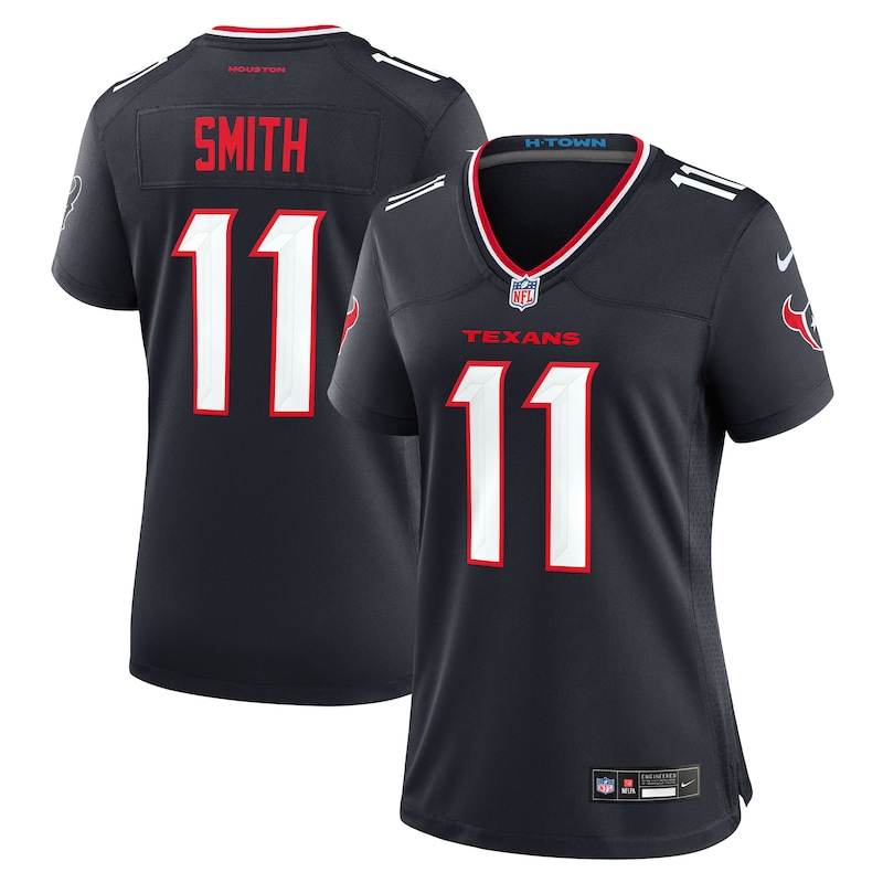 None Tremon Smith All-Pro HOU Texans Genuine Jersey Game Day Wear