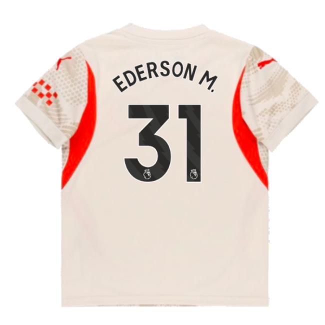 2024-2025 Man City Away Goalkeeper Shirt (Alpine Snow) (Ederson M. 31)
