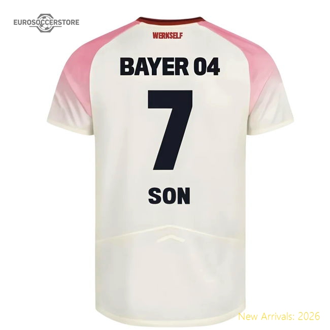 Bayer Leverkusen Away Kit 2025-2026 Fan Wear Jersey