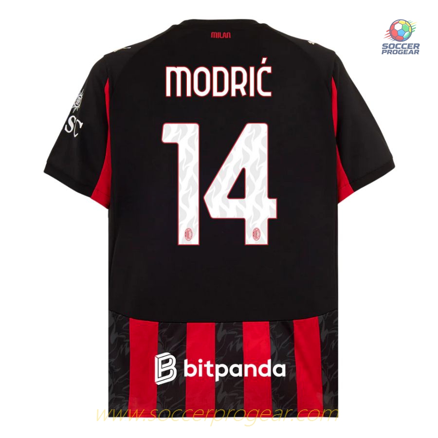 AC Milan Home Soccer Jersey 2025/26 Collection Modric
