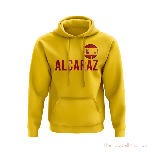 Carlos Alcaraz Spain Name Hoody (Yellow)