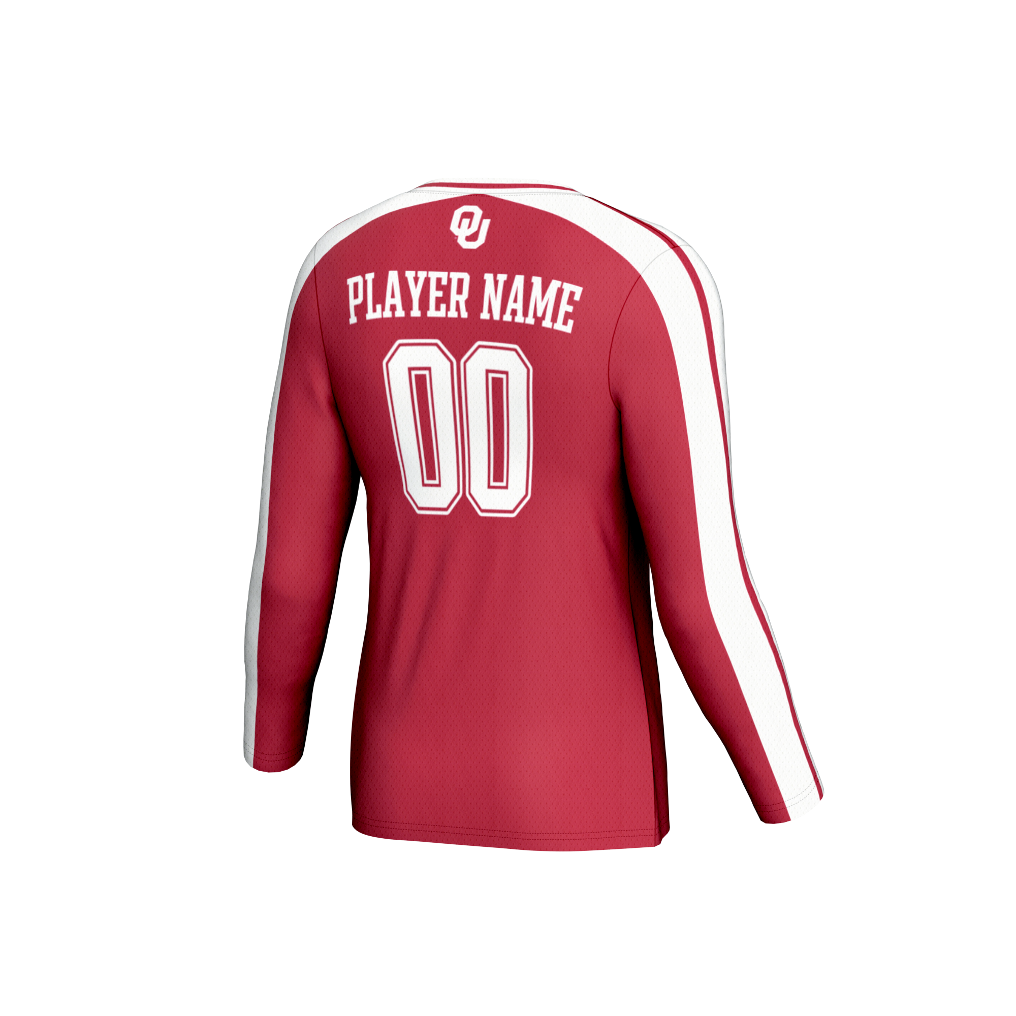 [NJP] Oklahoma Sooners GameDay Greats Youth NIL Pick-A-Player Collegiate Women's Volleyball Lightweight Fashion Jersey - Crimson