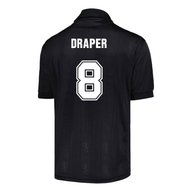 Aston Villa 1996 Black Out Retro Shirt (Draper 8)