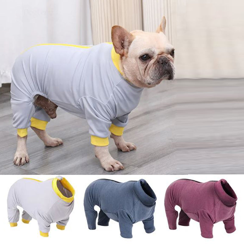French Bulldog Warmify French Bulldogs Pajamas Suit Warm Dog Outfit