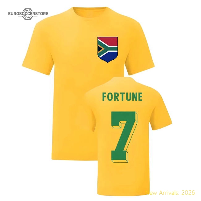 Elite Quinton Fortune South Africa National Hero Tee (yellow)