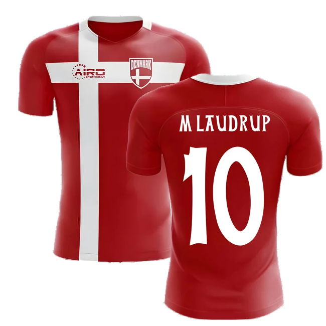 Denmark official style Flag Shirt 2025-2026 (Adult