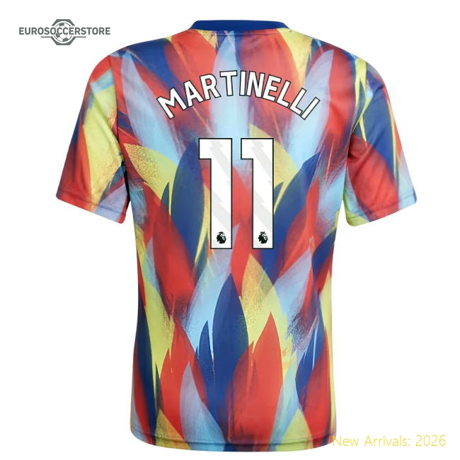 2025-2026 Arsenal Kids Child-friendly Martinelli Jersey Climacool