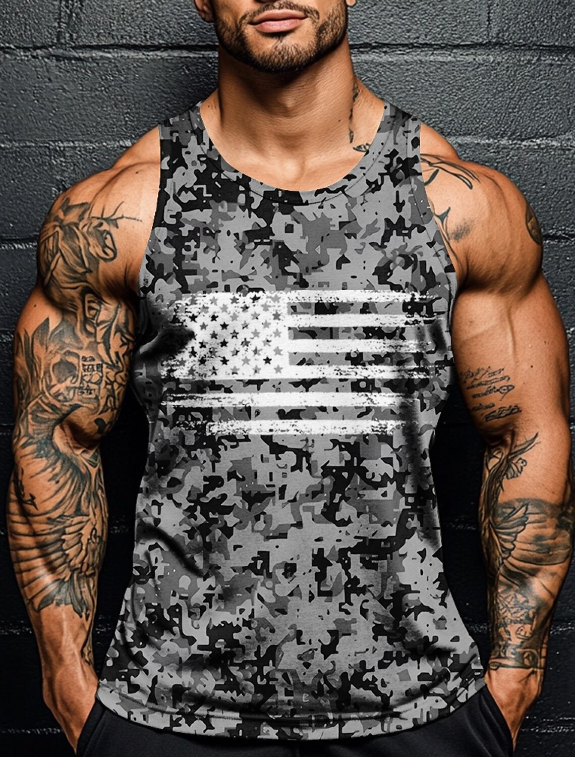 Men's 4th of July U.S. 250th Anniversary Eagle National Flag Swim Trunks Swim Shorts Board Shorts Mid Waist Vacation Hawaiian Holiday Beach Vacation Holiday Drawstring with Mesh lining Elastic Waist