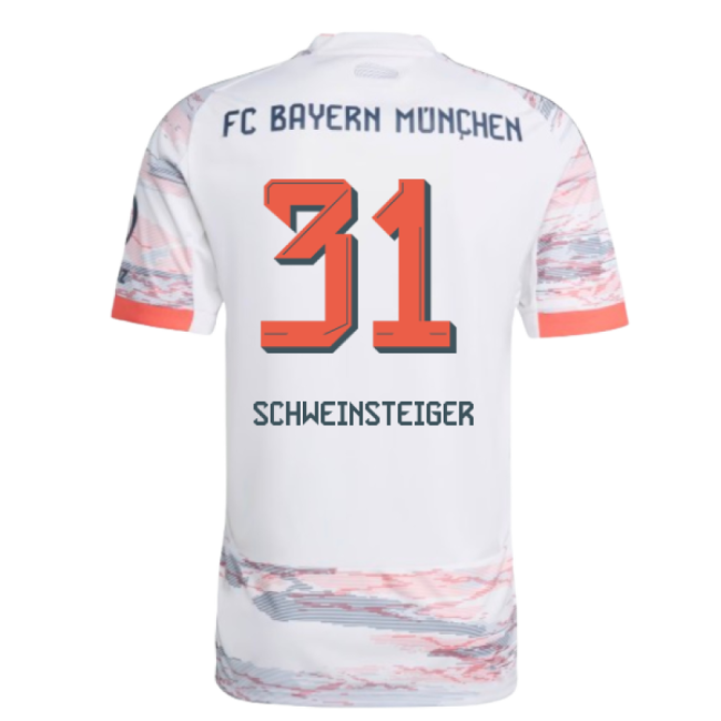 Replica Bayern Bayern Munich Away Shirt Schweinsteiger #31 Match Q...