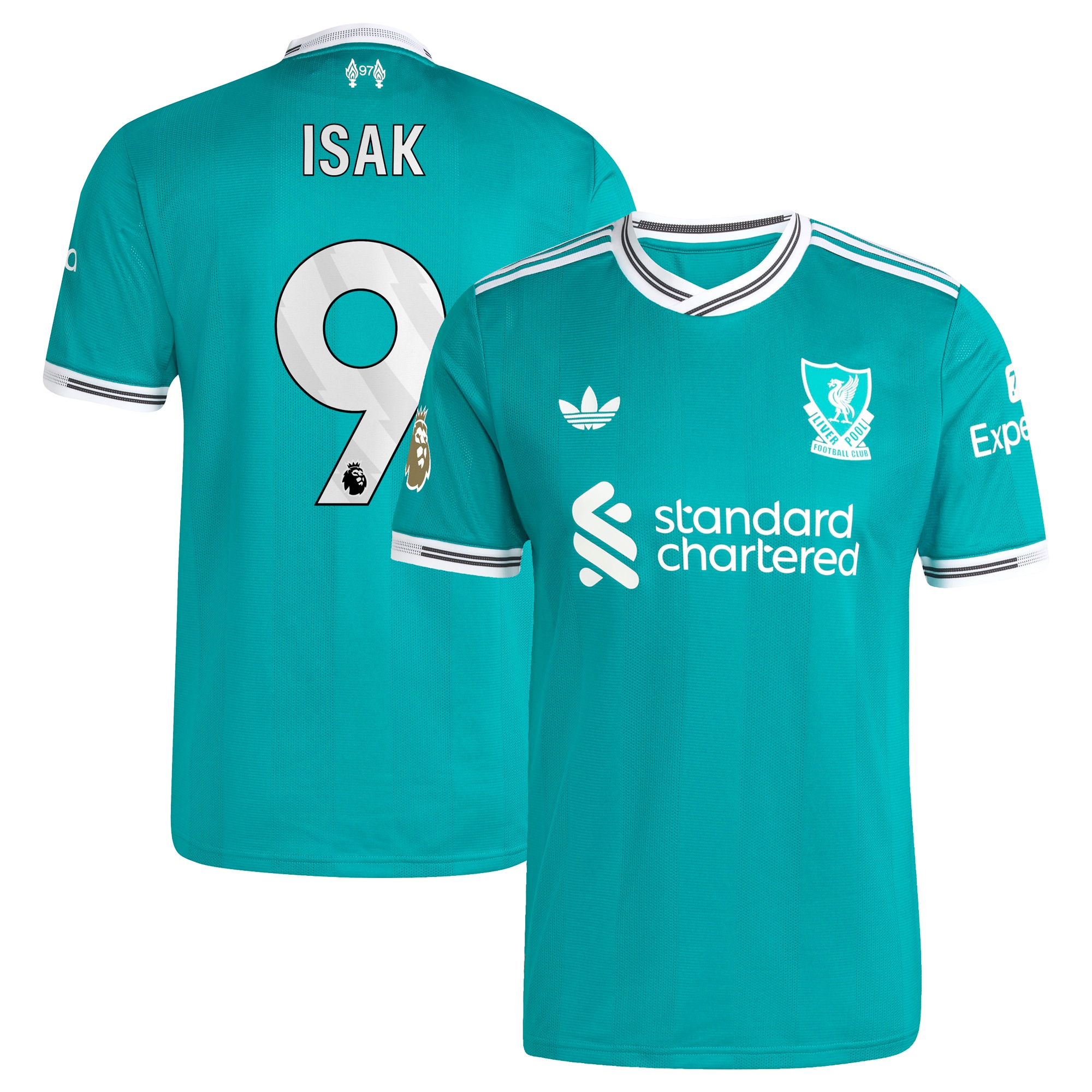 [SJH] Alexander Isak Liverpool 2025/26 Third Authentic Player Jersey - Green